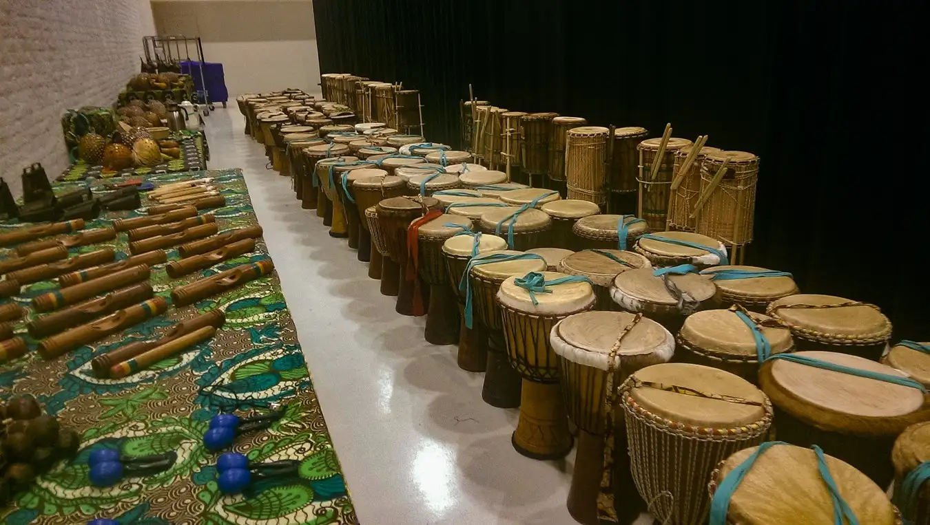 Alle afrikaanse instrumenten