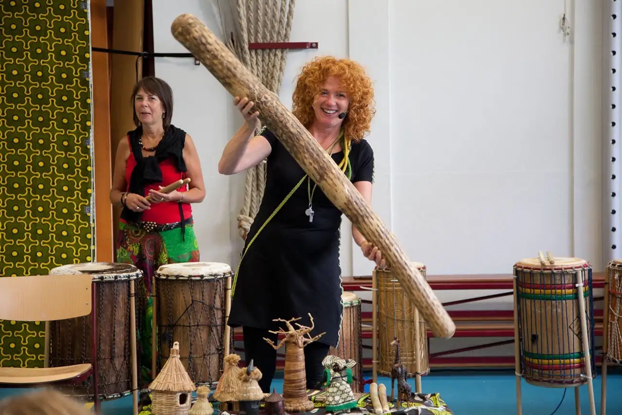 Percussie workshop van YOLO Percussie